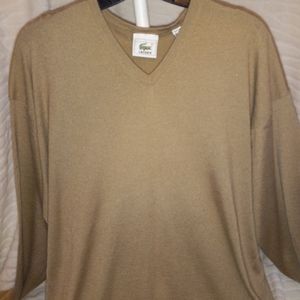 Lacoste, Men's L, Tan
